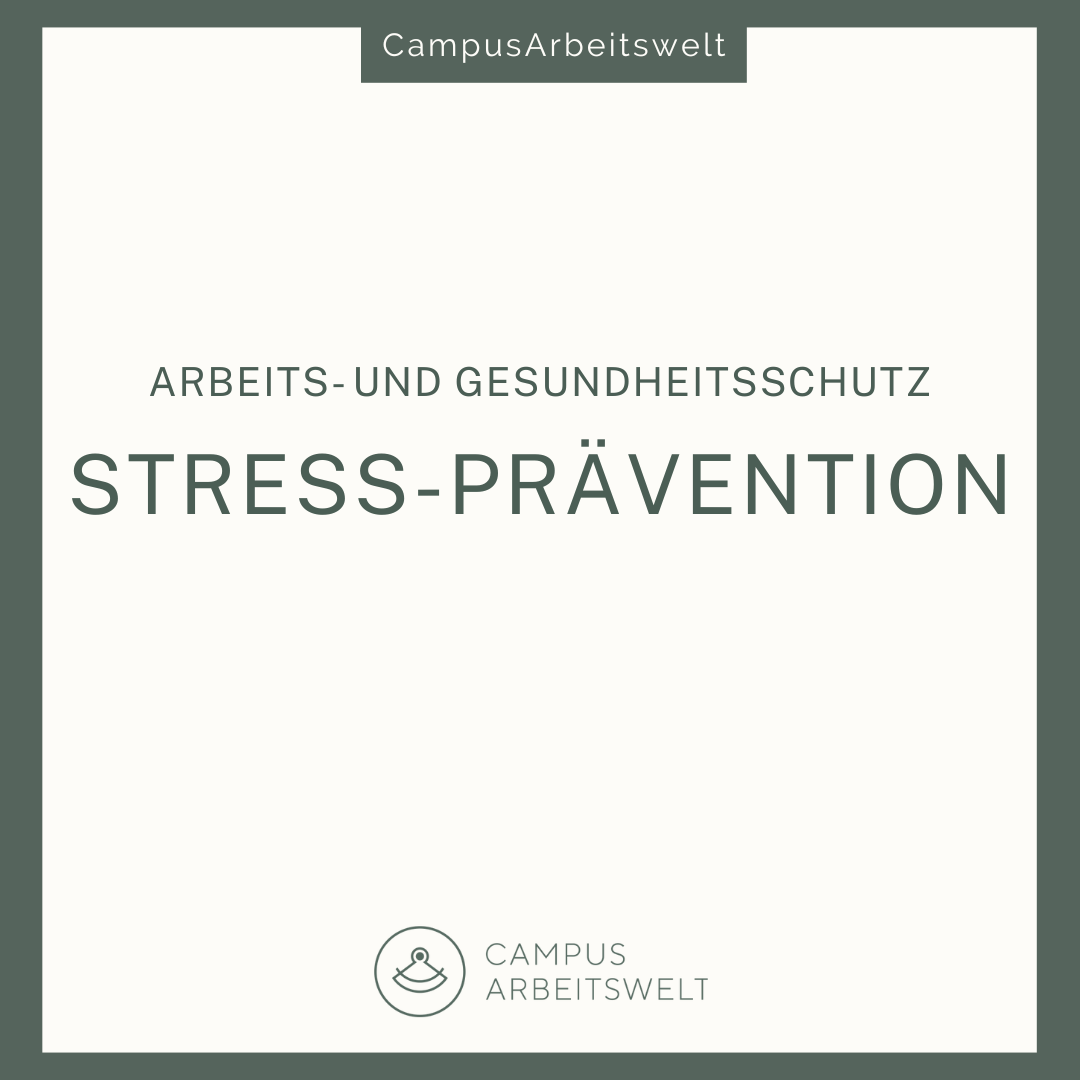 Stressprävention im Arbeitsalltag