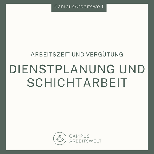 Dienstplanung und Schichtarbeit