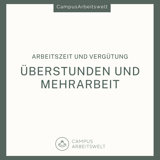 Überstunden und Mehrarbeit
