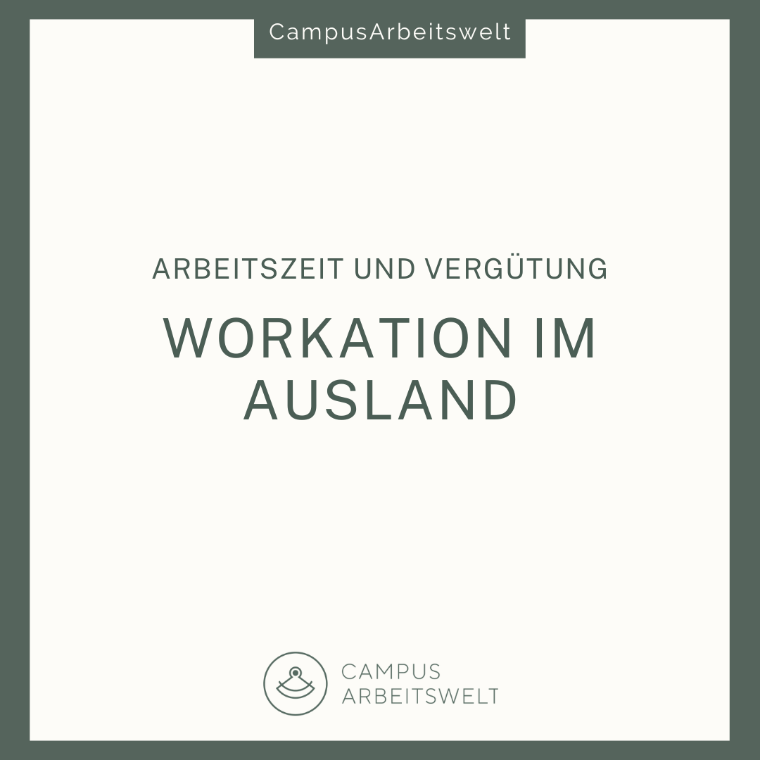 Workation im Ausland