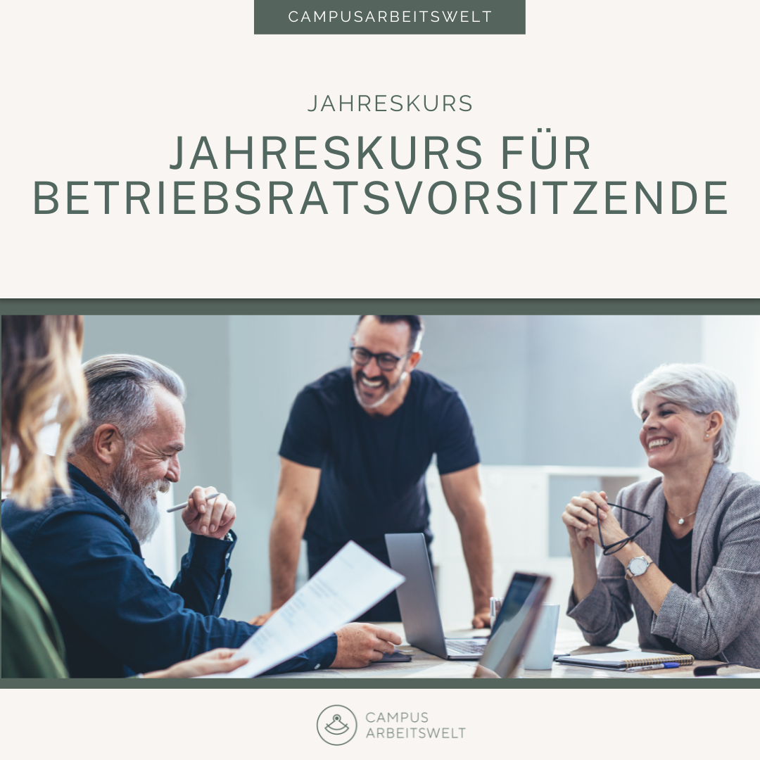 Jahreskurs für Betriebsratsvorsitzende