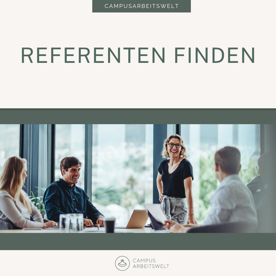 Referenten finden
