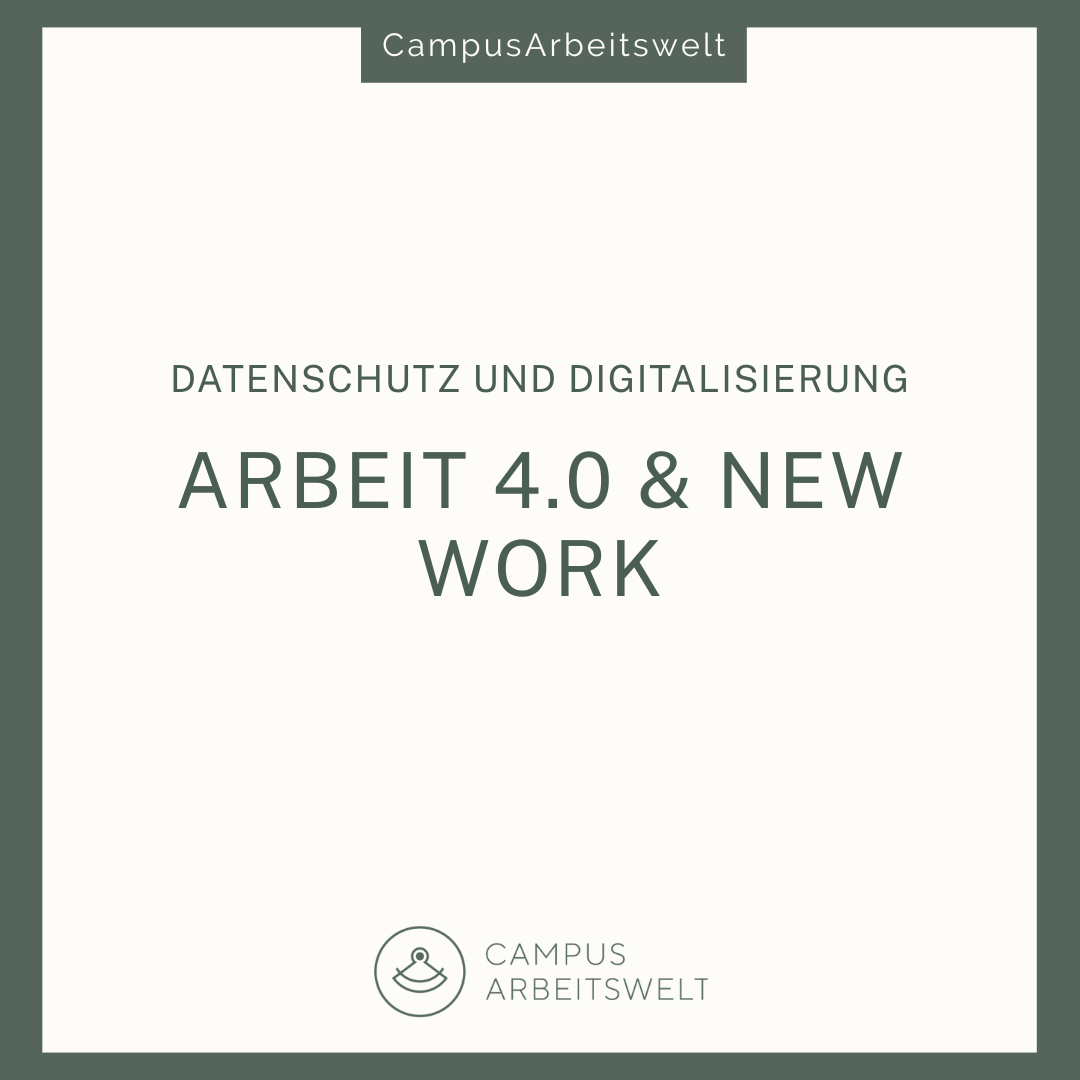 Arbeit 4.0 und New Work