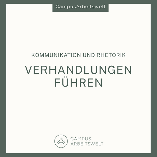 Verhandlungen mit der Arbeitgeberseite führen