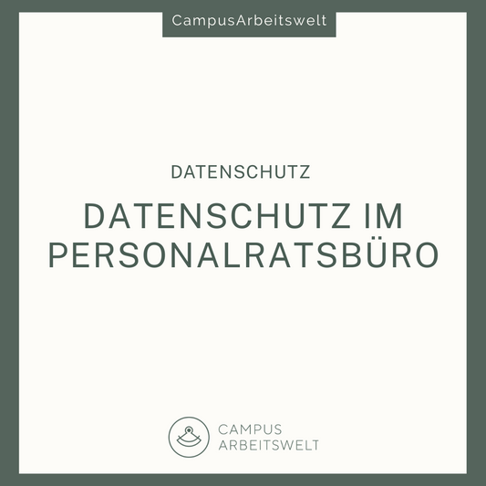 Datenschutz im Personalratsbüro