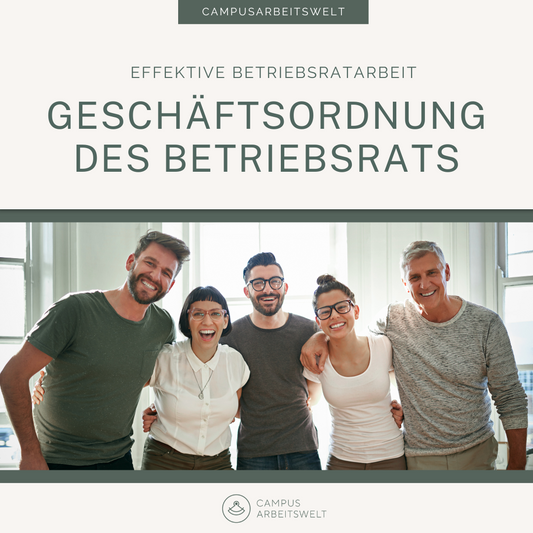 Die Geschäftsordnung des Betriebsrats